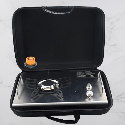 Réchaud à gaz camping - CampGasStove⹠- Gris - Mon Camping Plein - air