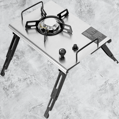 Réchaud à gaz camping - CampGasStove™ - Gris - Mon Camping Plein - air