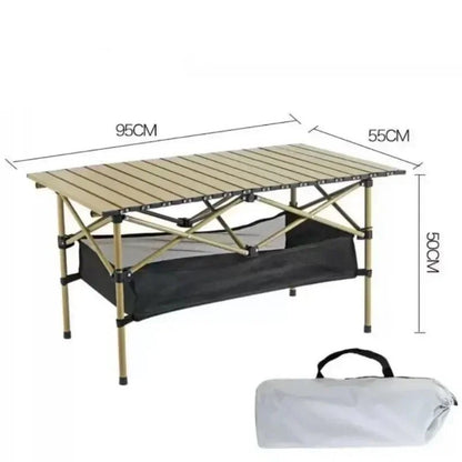 Table Pliante Camping - CampFlex™ - Beige