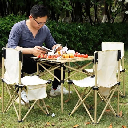Table Pliante Camping - CampFlex™ - Beige