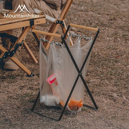 Support pour Sac Poubelle - PortableGarbageBag™ - Noir