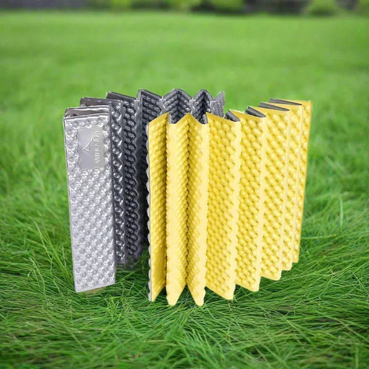 Matelas Camping - PortableCampingMat™ - Jaune - Camping Portable