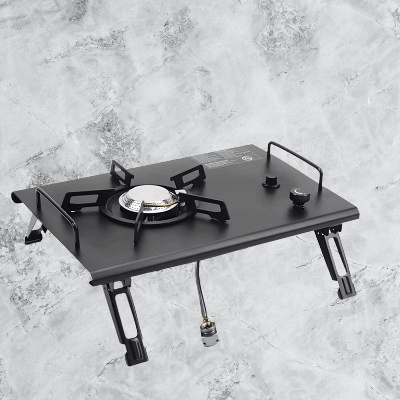 Réchaud à gaz camping - CampGasStove™ - Noir - Mon Camping Plein - air