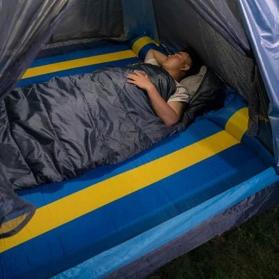 Sac de couchage - HikingSleepingbag™ - Bleu marine - Camping Portable